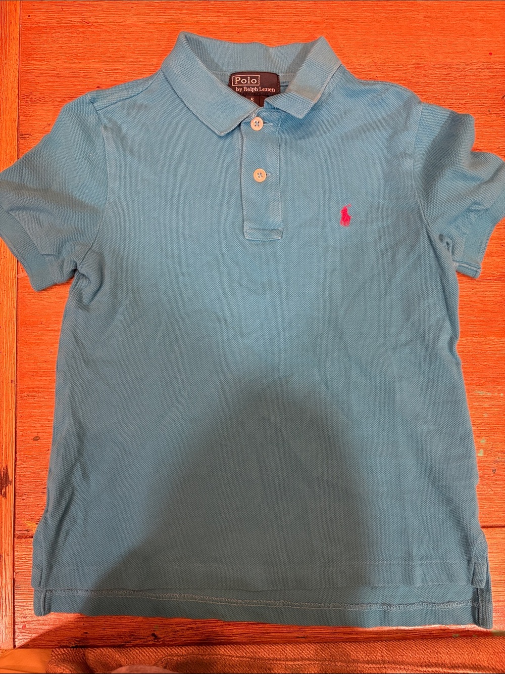 Polo by Ralph Lauren Kids Polo Tee Set - Purple, Green, Blue, Yellow - Picture 6 of 9